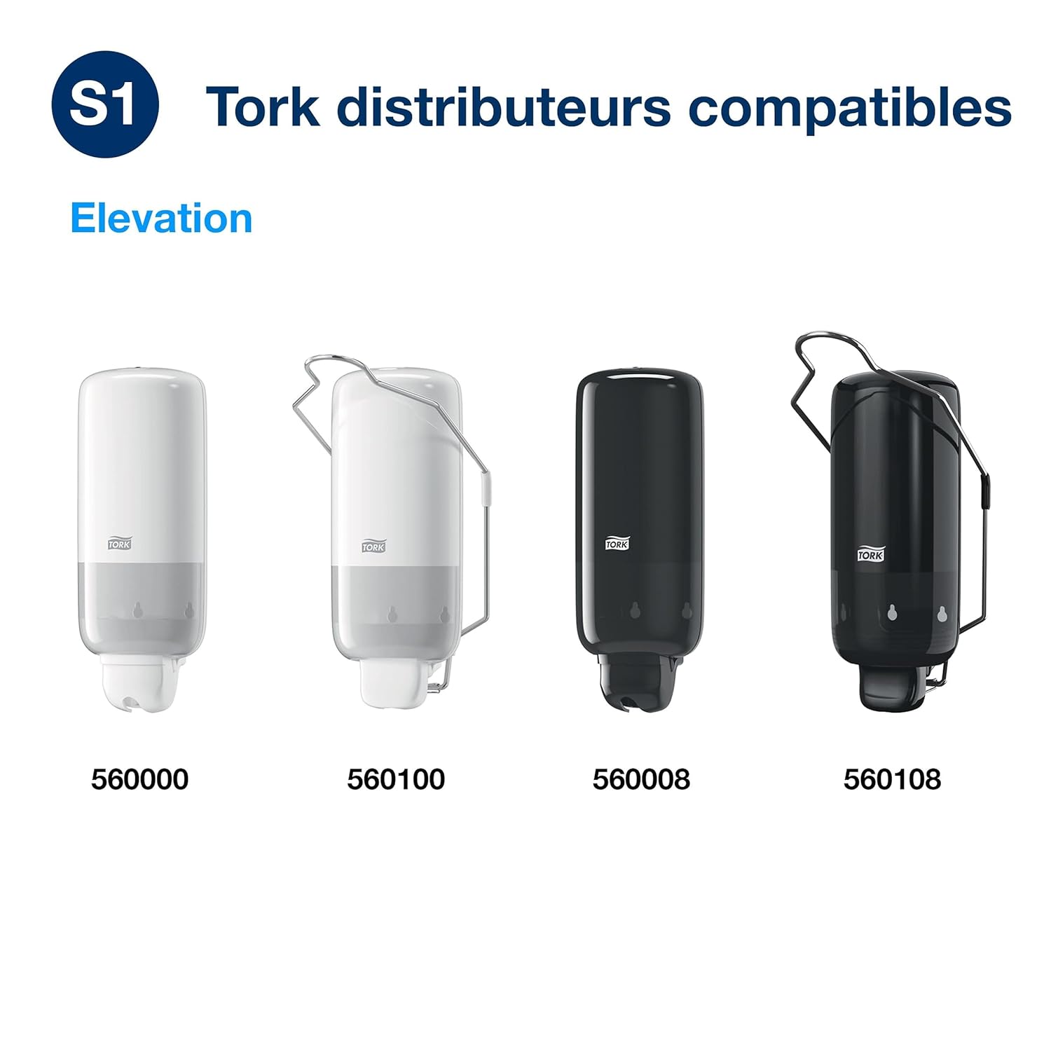 Detalle 2 de Tork Savon liquide Corps & Cheveux 2 en 1 – Gel douche et Shampooing 1000 ml pour distributeurs S1, qualité premium