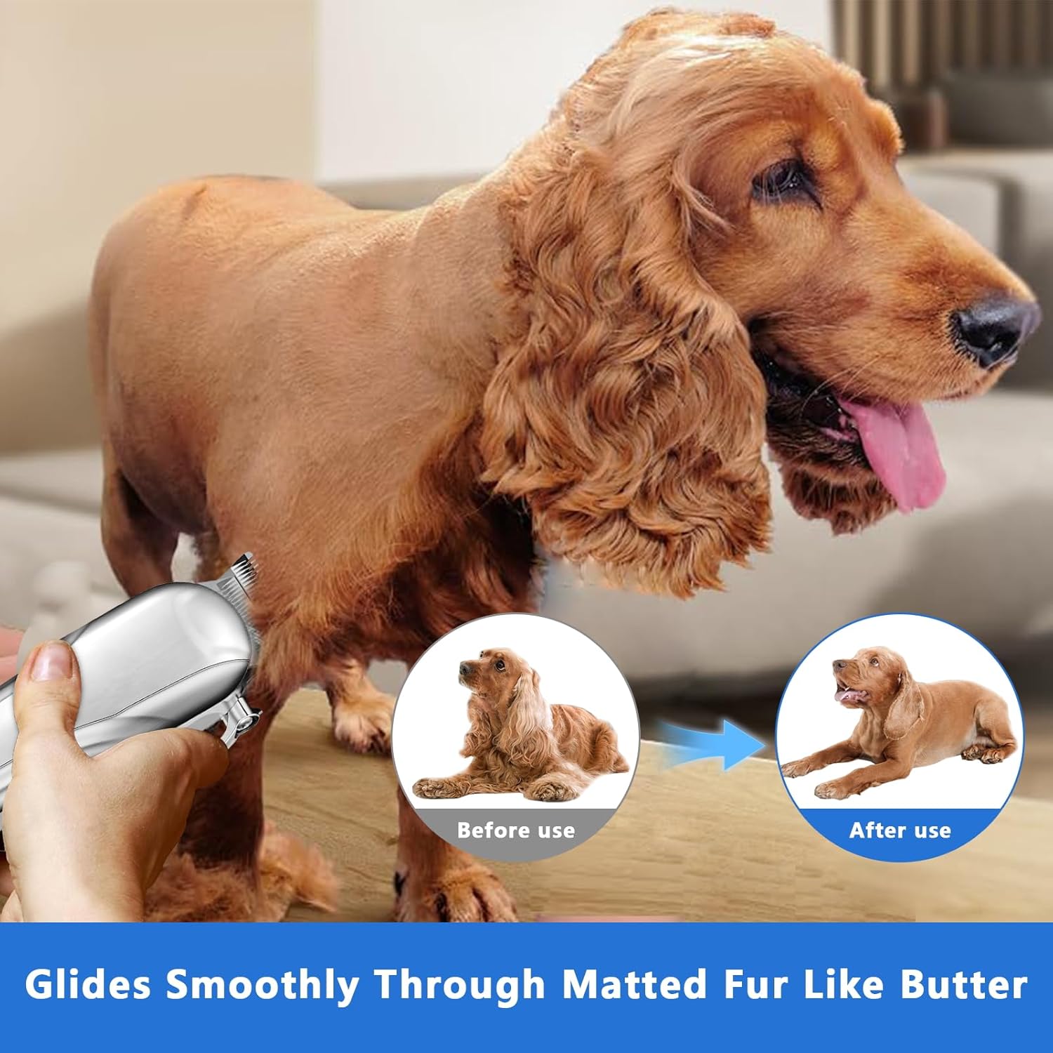 Detalle de Emwel Professional Dog Clippers 120 min