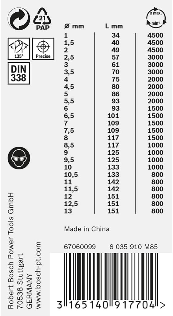 Thumbnail 3 de Bosch Professional Forets HSS PointTeQ 1‑13 mm