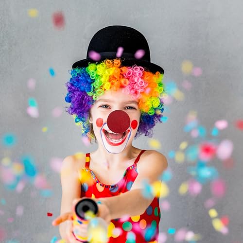 Detalle 2 de Relaxdays Bunte Clownsnase narices multicolor 24 unidades 🎭