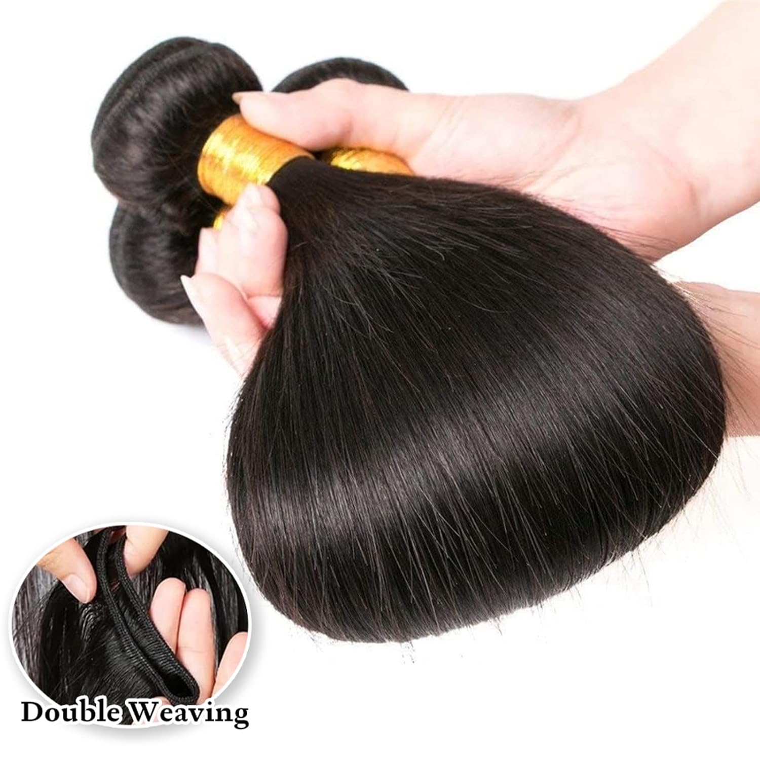 Thumbnail 4 de WENYAN Straight Bundles 16–22 Inch Brazilian Virgin Hair — 4 Bundles, 100% Unprocessed
