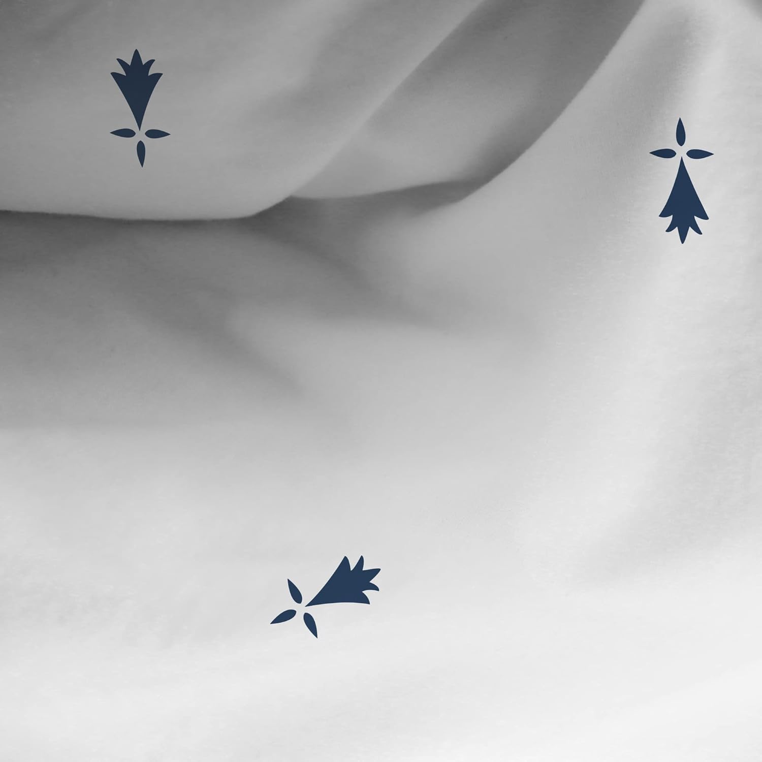 Thumbnail 4 de Parure de lit MATT & ROSE Gwenn Ha Du 140x200 cm en 100% coton (housse + 1 taie 63x63) – Blanc