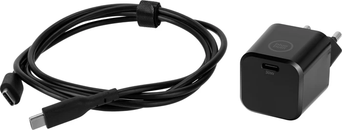 Detalle de BlueBuilt 3-in-1 kabelloses Ladegerät mit Qi2 (15 W) und Magner, schwarz