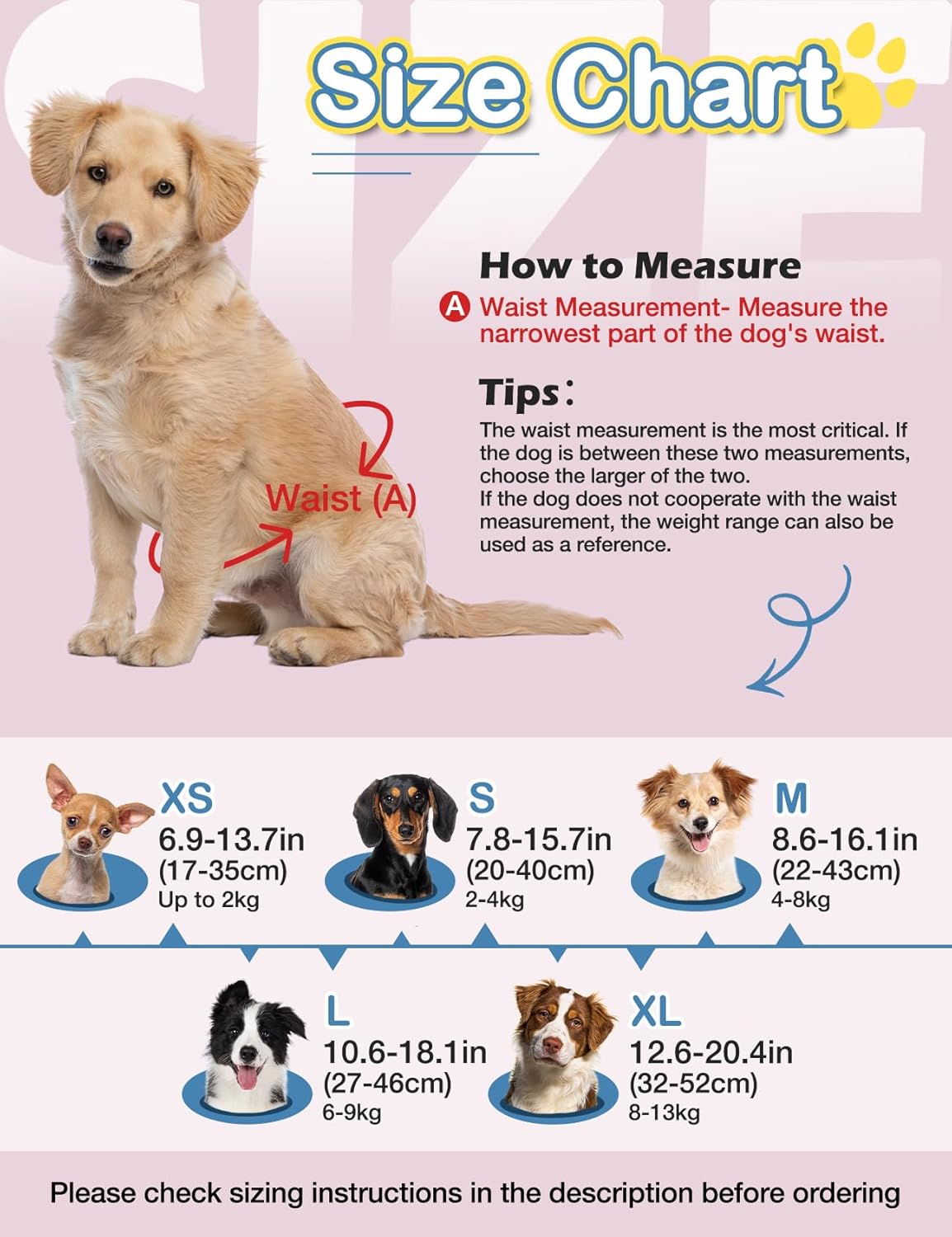 Thumbnail 3 de DONO Couches pour chienne femelle taille M (30 à 50 cm) – 40 unités, pull-up à élastique 360°