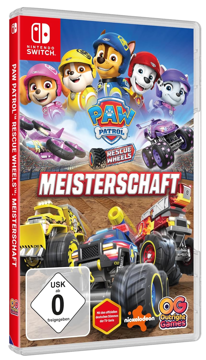 Detalle 2 de PAW Patrol Rescue Wheels: Meisterschaft für Nintendo Switch – Rennspiel mit Welpen-Action