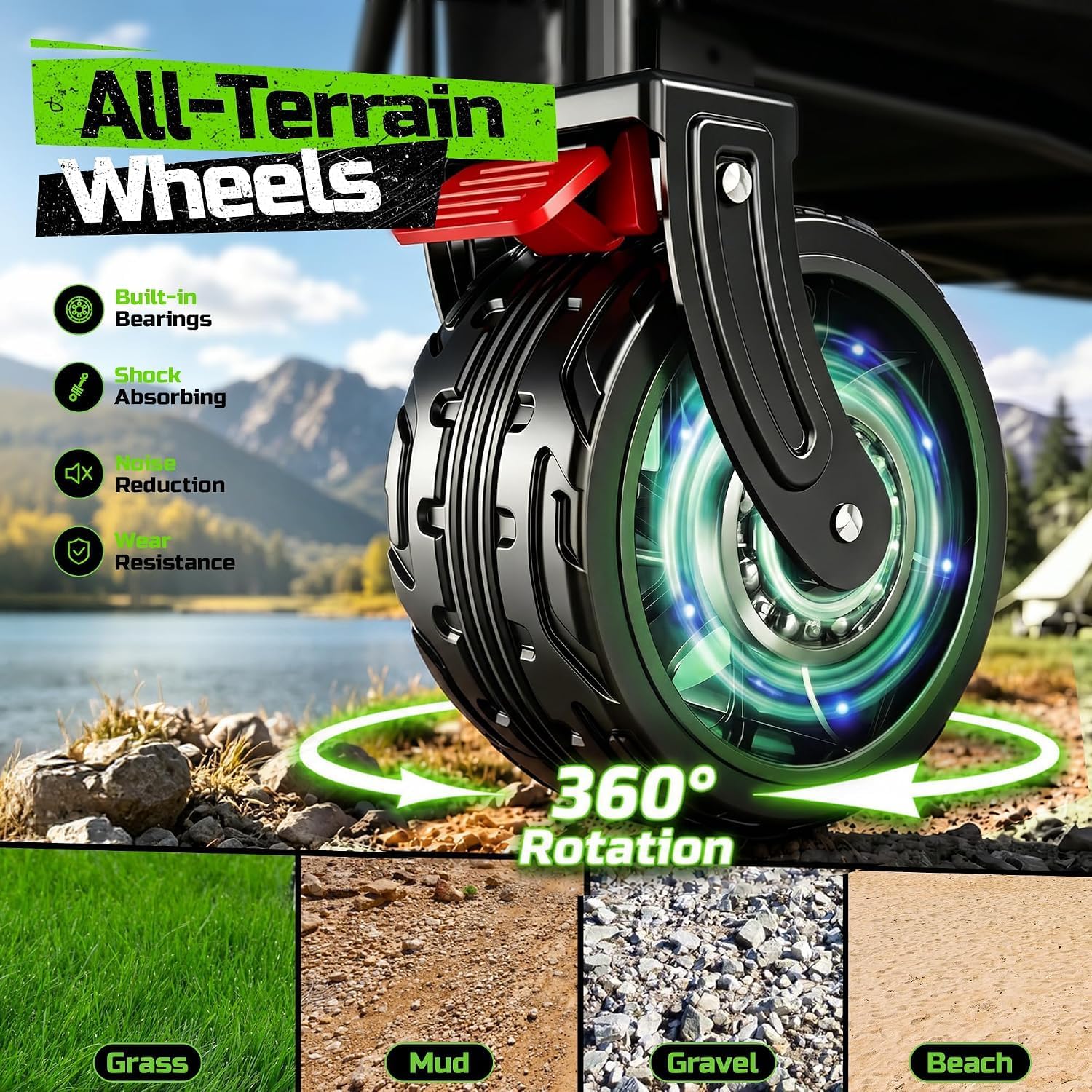 Detalle 1 de Collapsible Beach Wagon, 400L