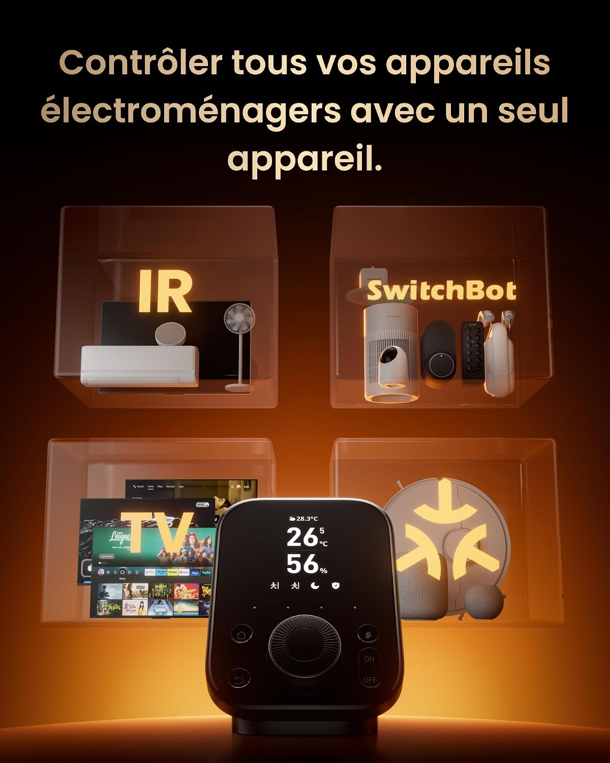 Detalle 2 de SwitchBot Hub 3 Hub domotique 1 °C de précision