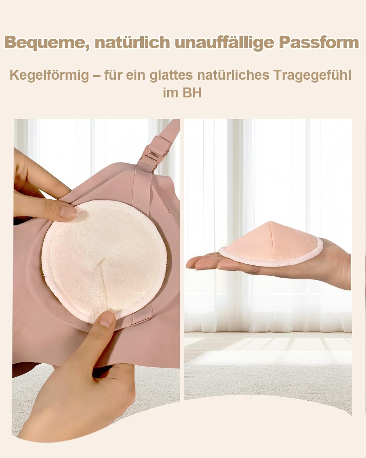 Detalle 2 de Oiomniv Bio Wiederverwendbare Stilleinlagen – 14er Pack aus Bio Bambus-Viskose