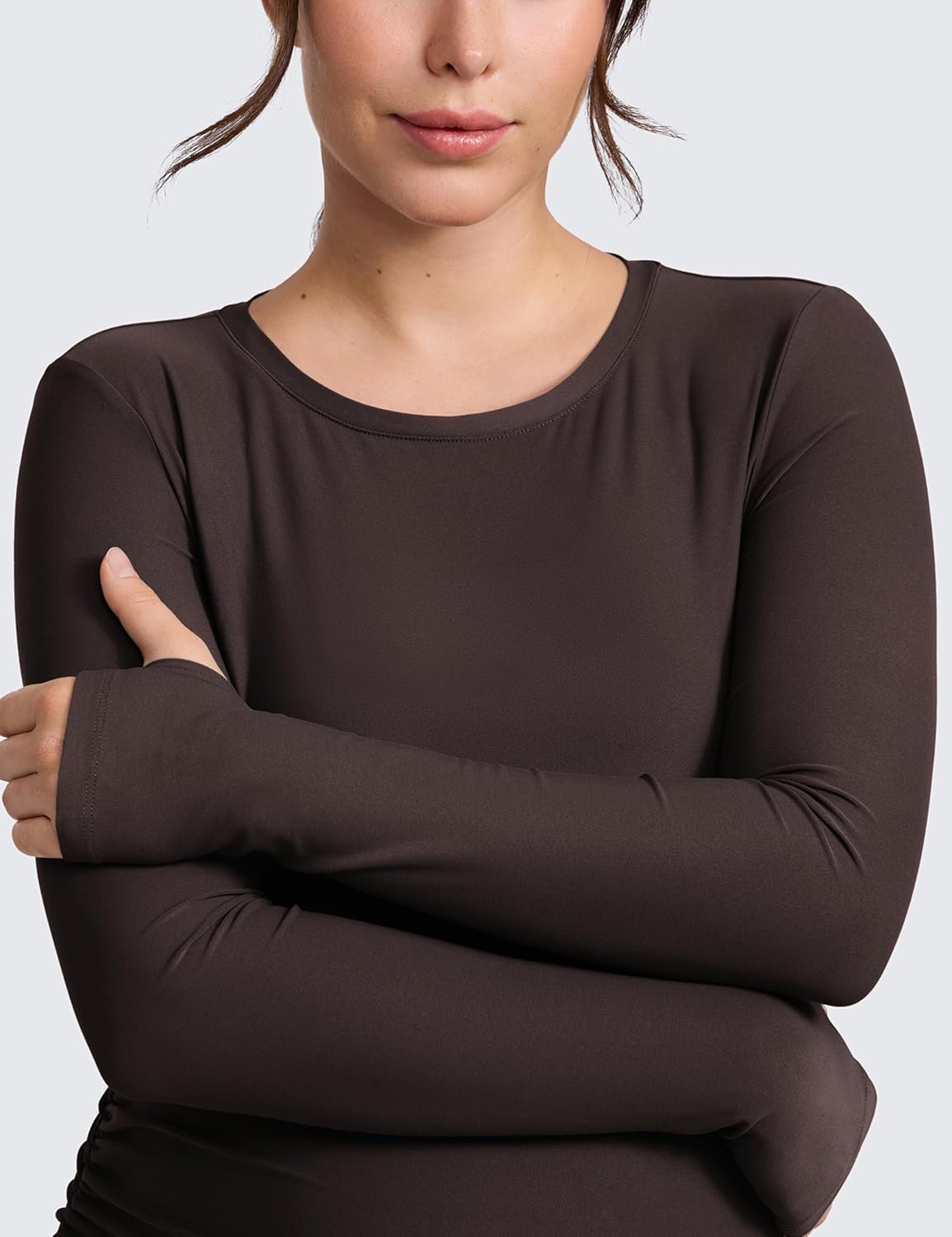 Thumbnail 4 de CRZ YOGA Womens Cloudweight Maternity Long Sleeve Top