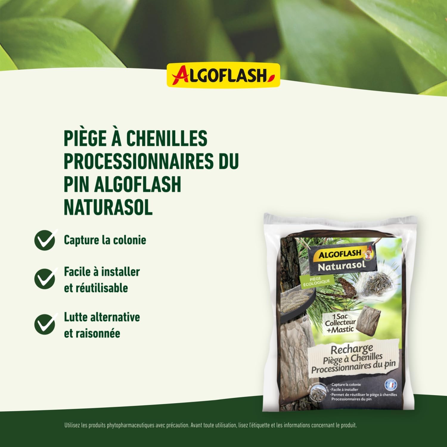 Thumbnail 1 de ALGOFLASH NATURASOL Ricarica trappola 1 albero