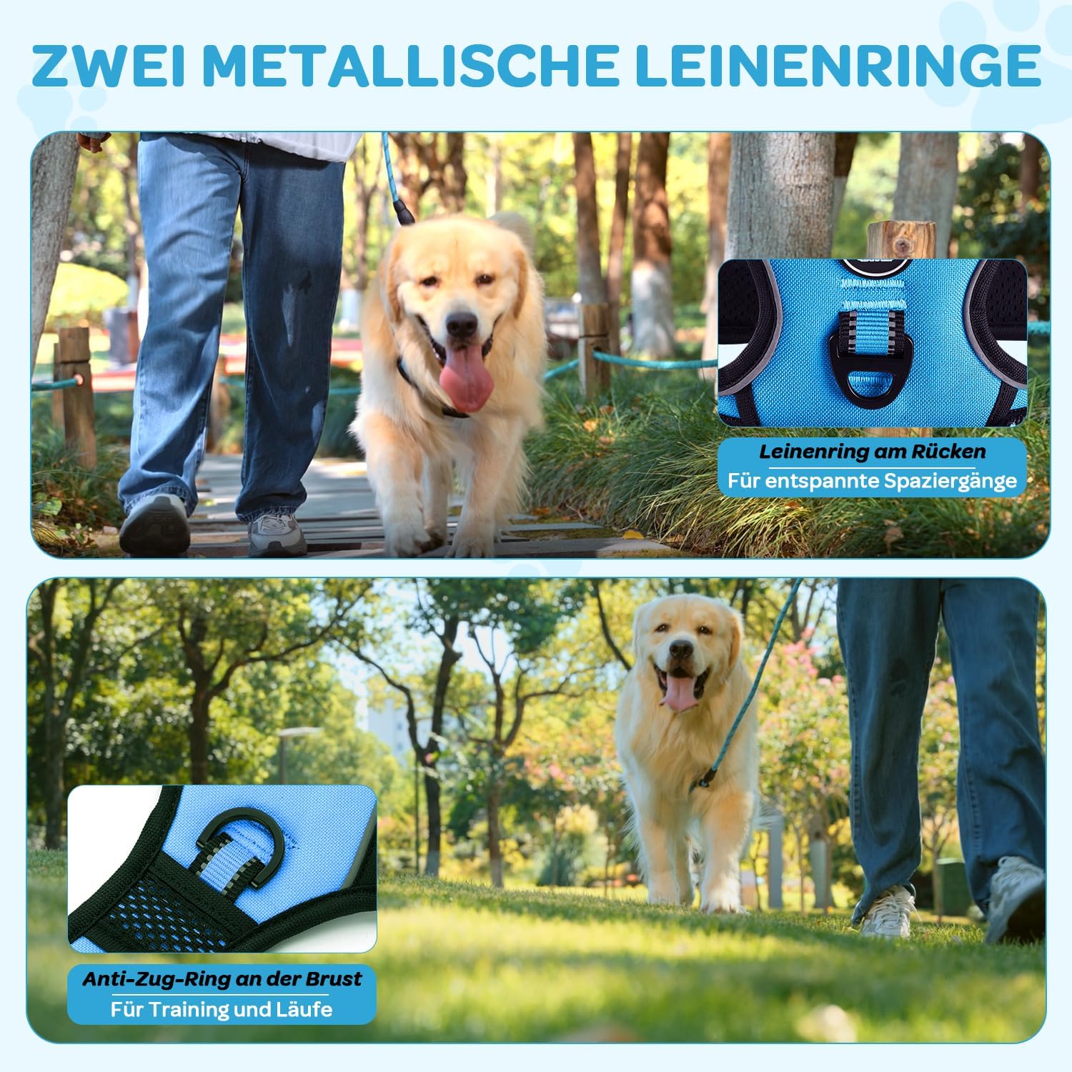 Detalle 1 de FURRYFECTION Hundegeschirr 600D mit Griff