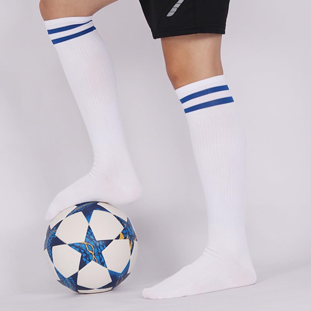 Thumbnail 5 de Chaussettes de football pour enfants HAGOT – 4 paires, antidérapantes et respirantes