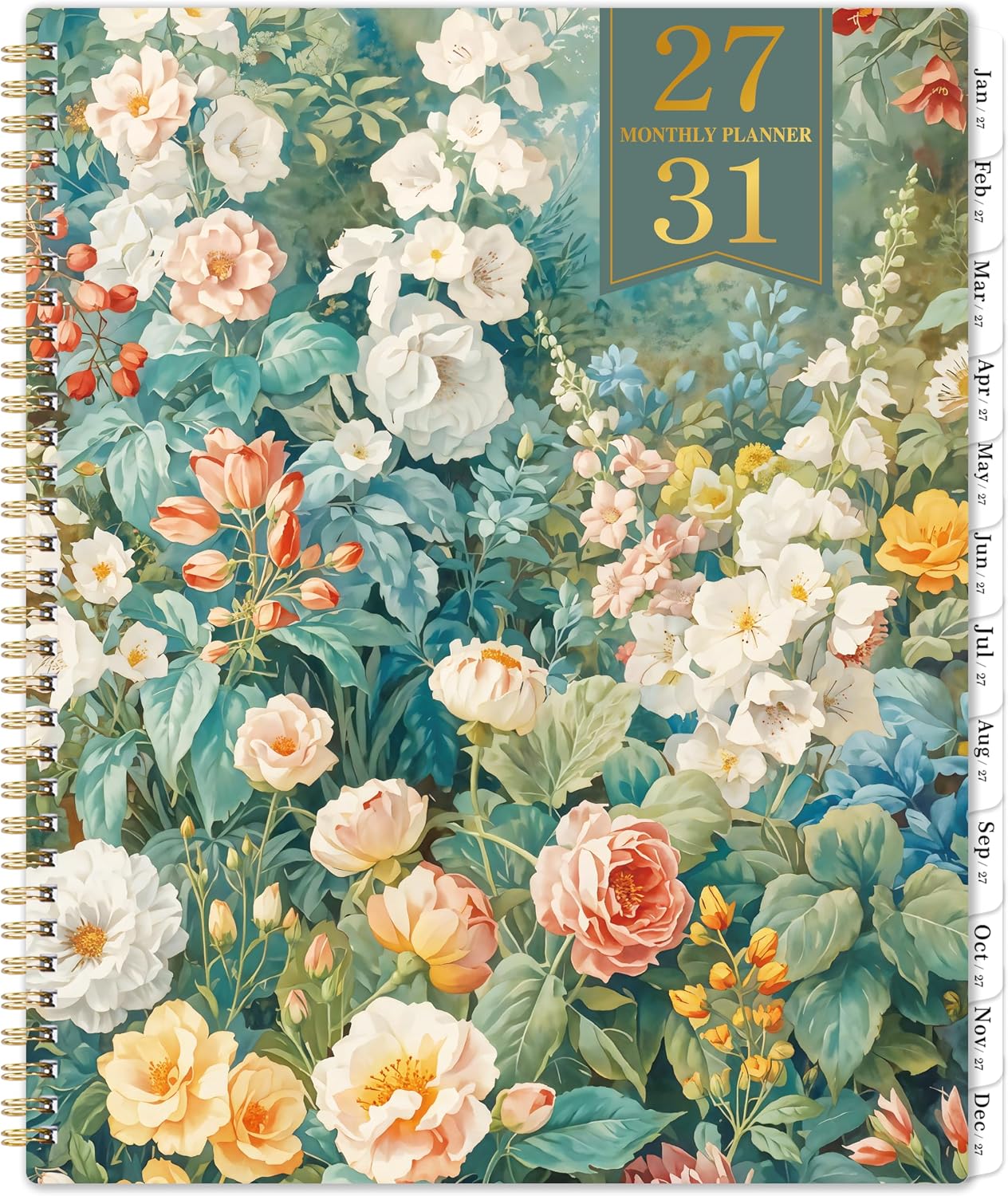 Detalle de Lemome 2027–2031 Monthly Planner, 9 x 11-Inch, Twin-Wire Binding