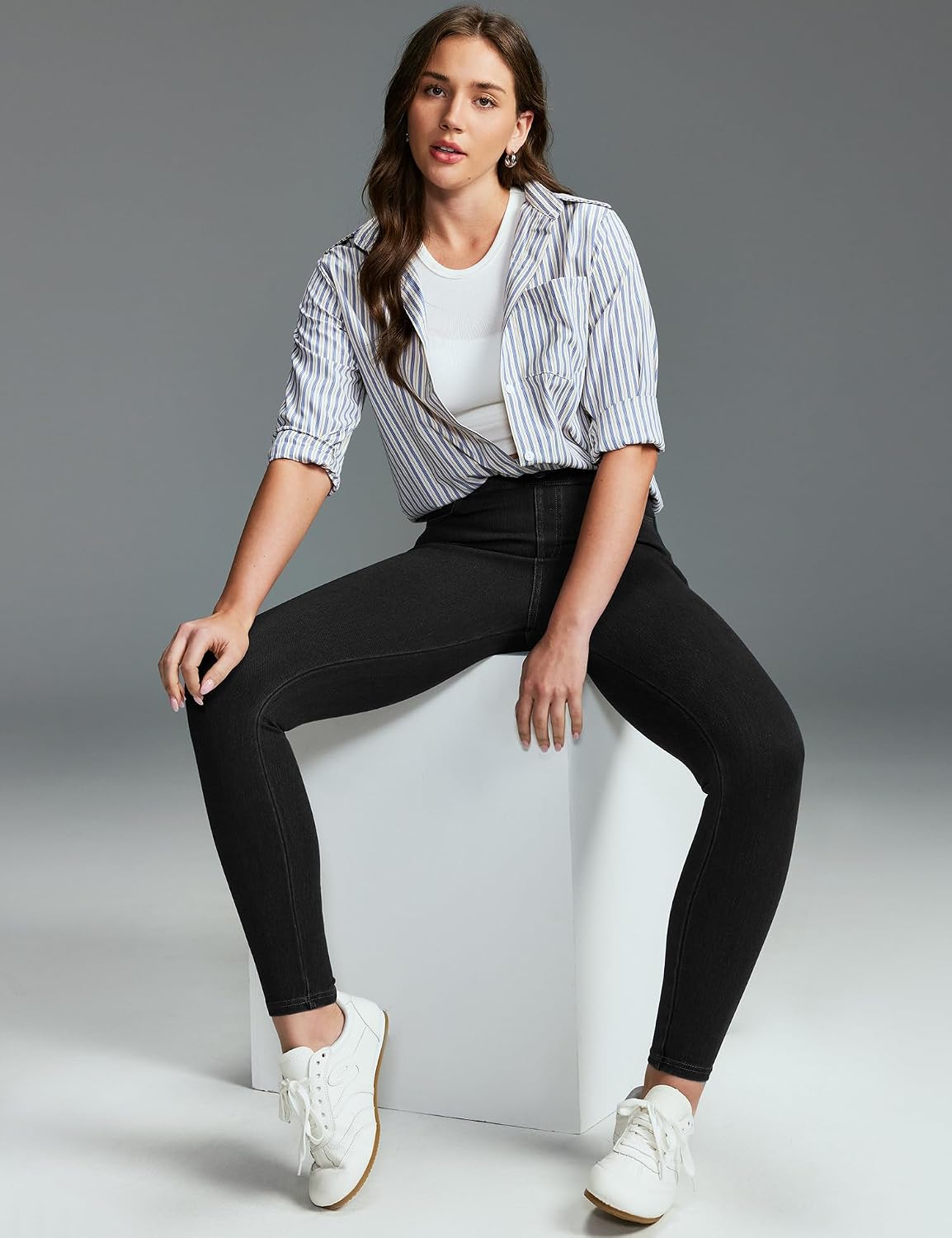Thumbnail 6 de Pull-On Jeggings for Women in Stretch Denim