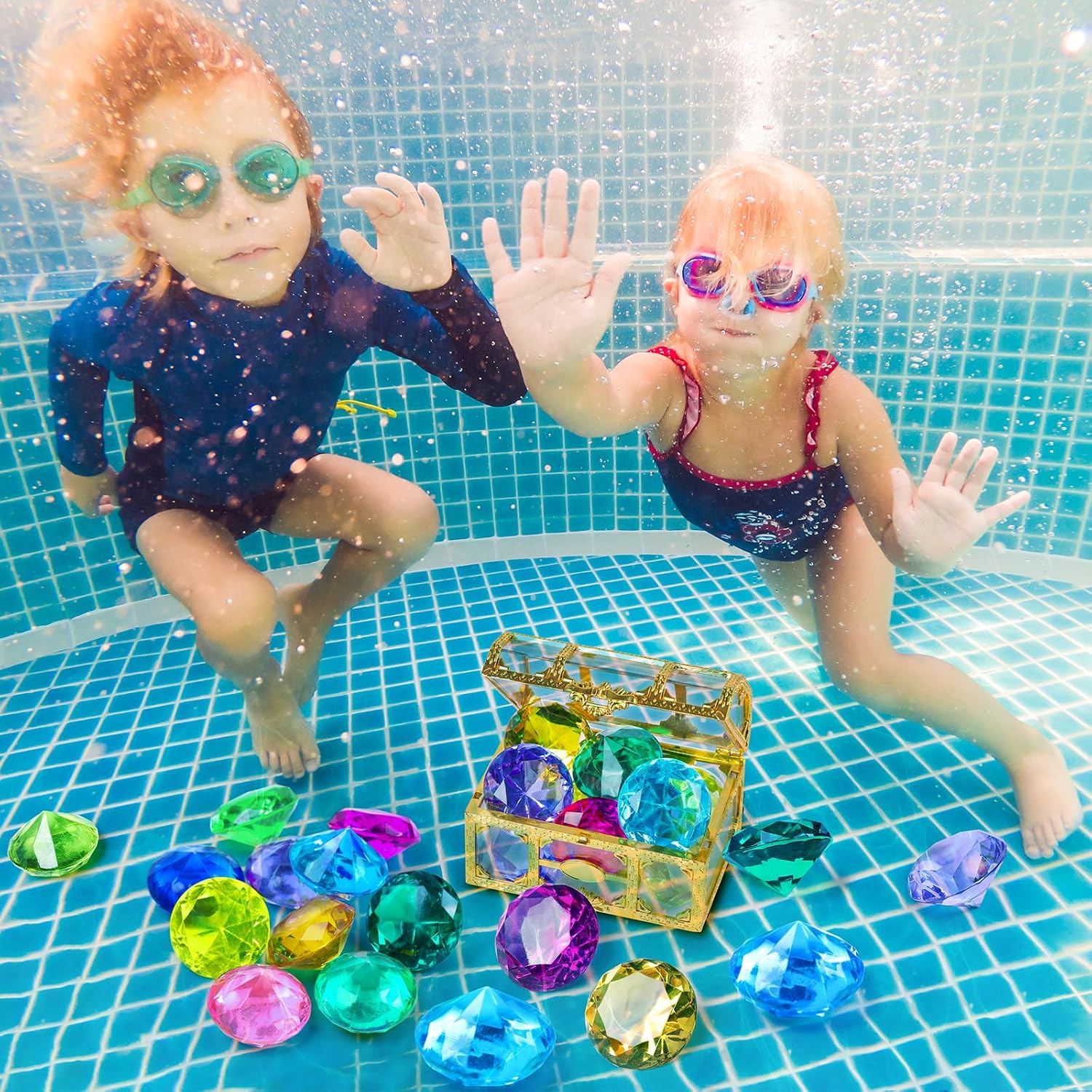 Detalle 2 de DISHIO Large Diving Gem 10pcs Pool Toys ๐