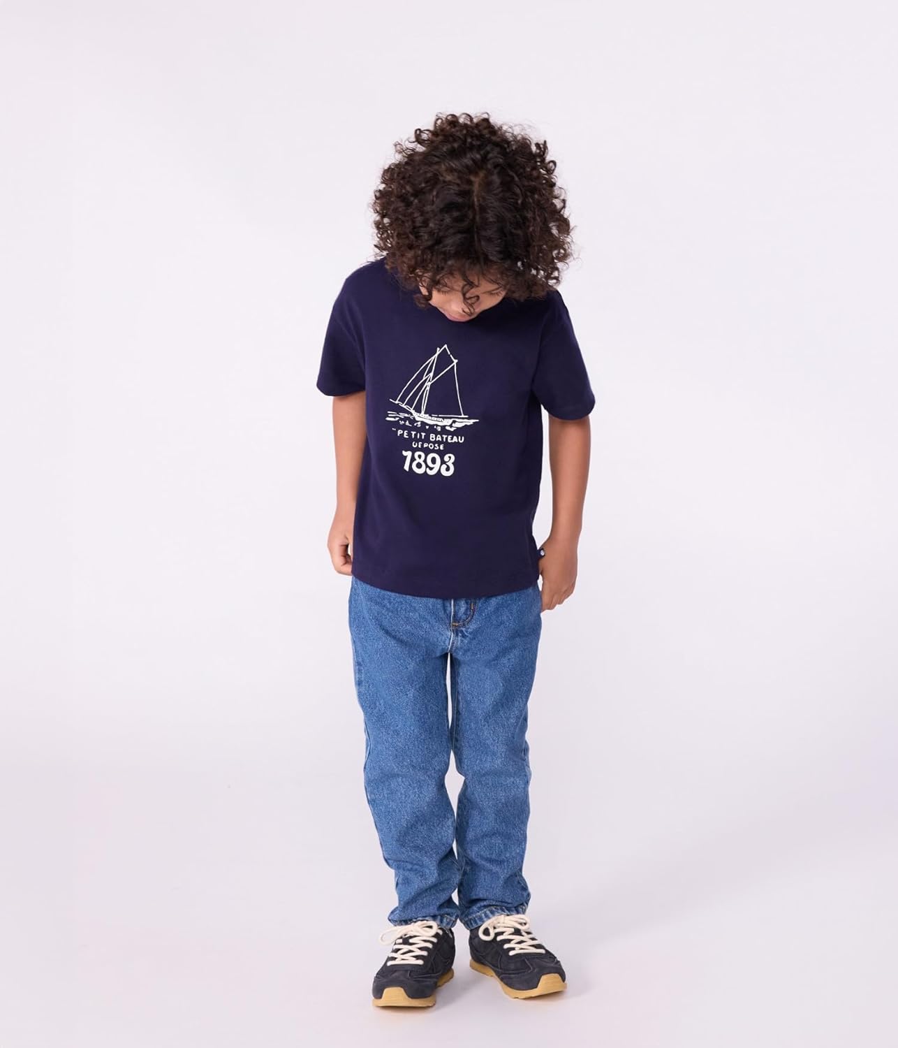 Thumbnail 1 de Petit Bateau Vêtements Jour Garçon — Tee-shirt ample en jersey léger