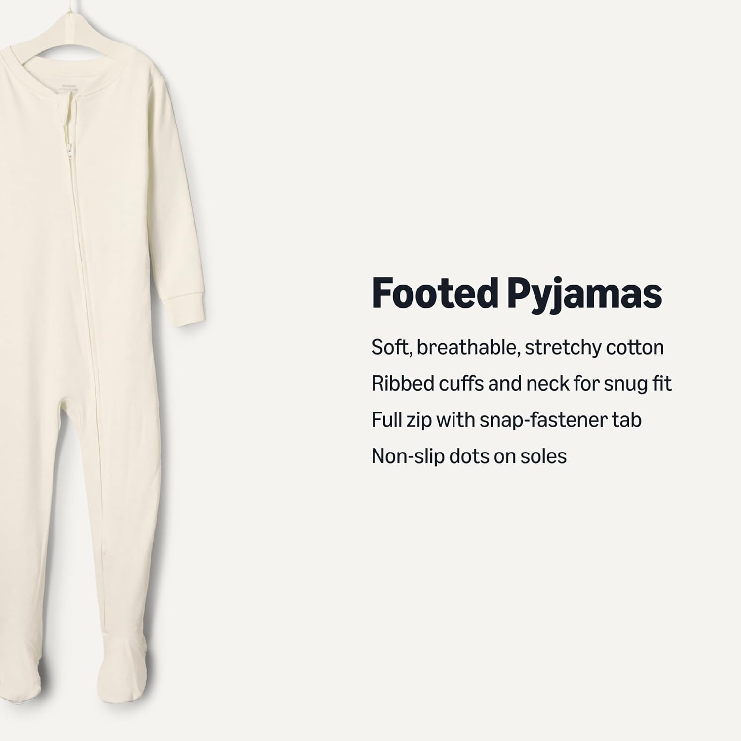 Detalle de Amazon Essentials x Sofia Grainge Unisex Toddlers and Babies' Snug-Fit Cotton Footed Pyjamas, Pack of 2