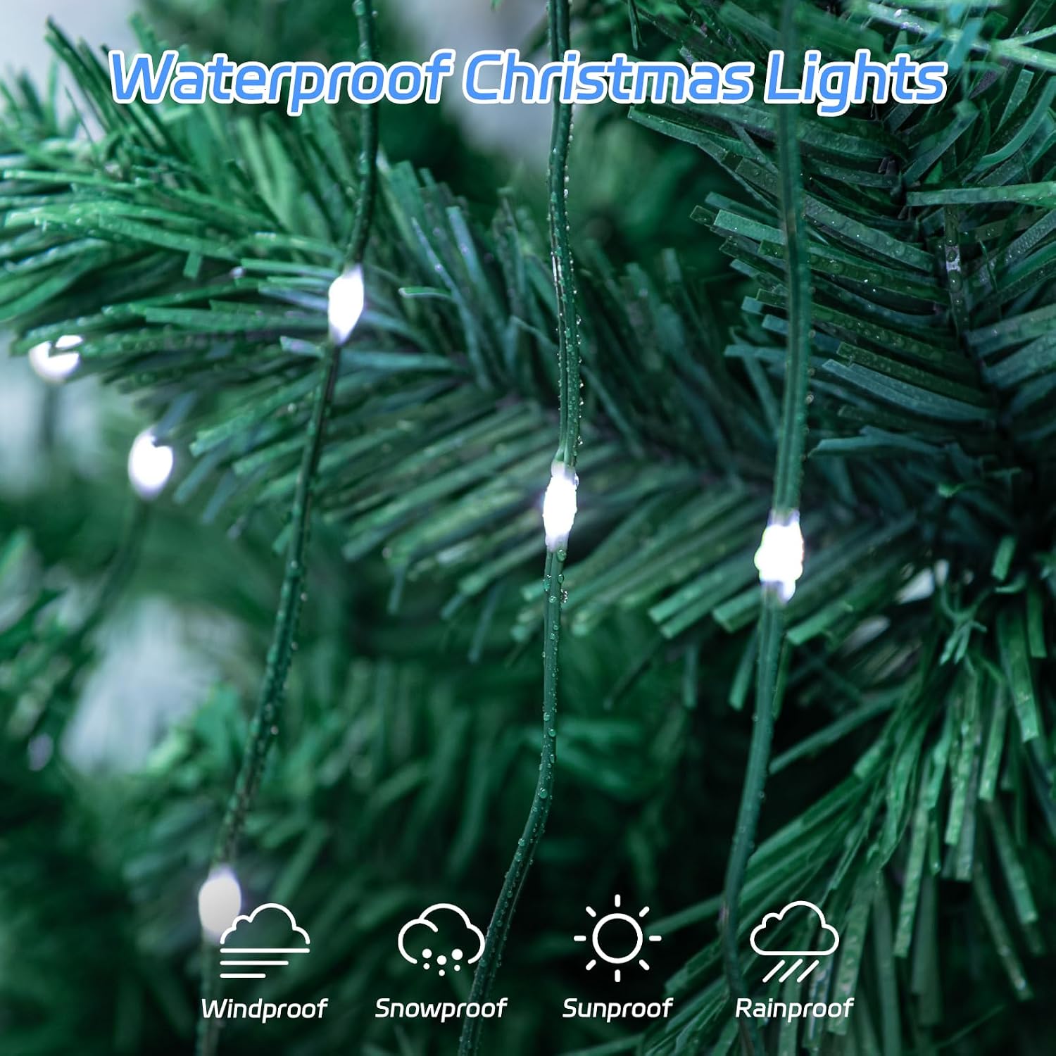Detalle 2 de Dalugo Christmas tree lights 480 LEDs 2.4m