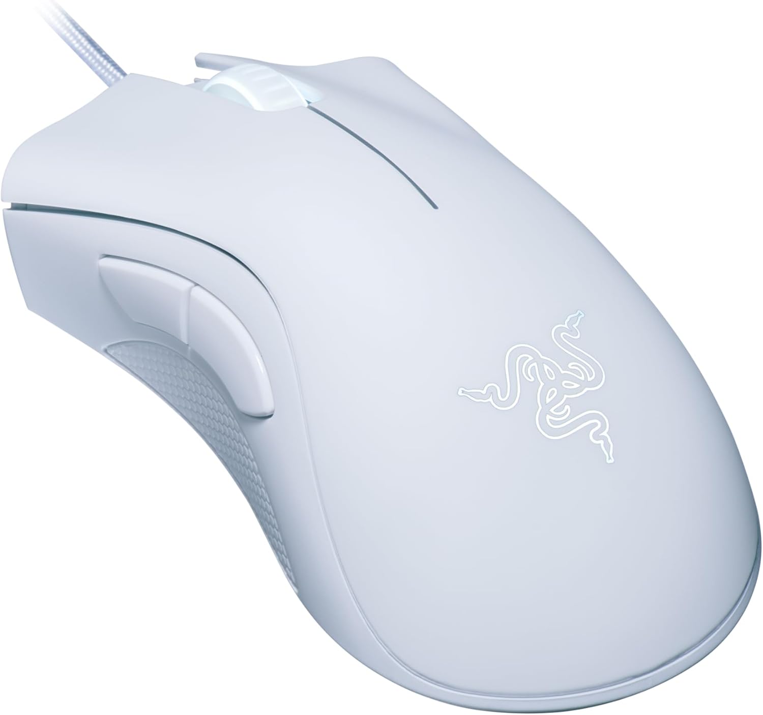 Thumbnail 1 de Razer DeathAdder Essential (2021) wired gaming mouse in white with 6,400 DPI optical sensor