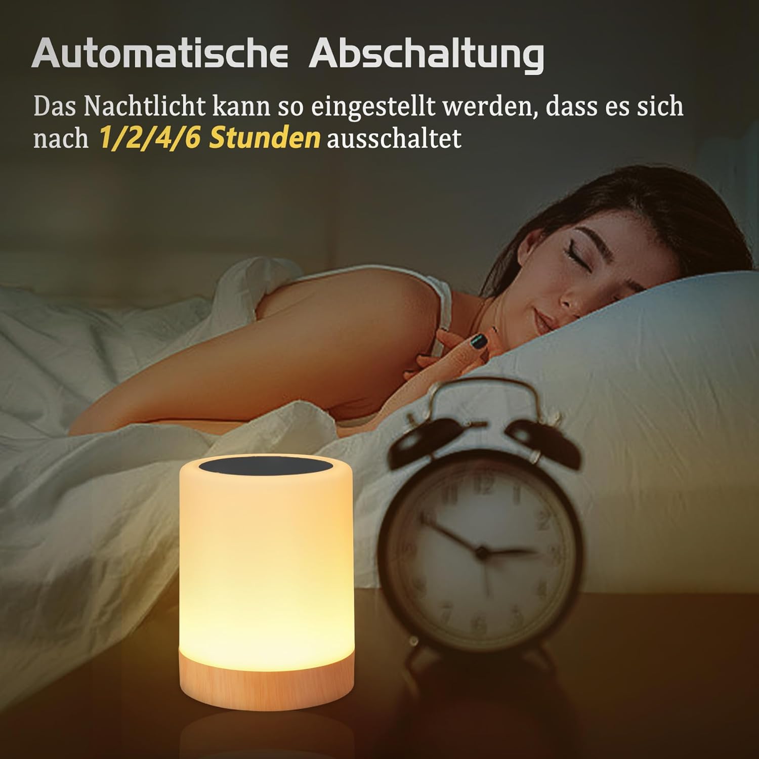 Thumbnail 3 de Bonsery LED Nachttischlampe 1800mAh