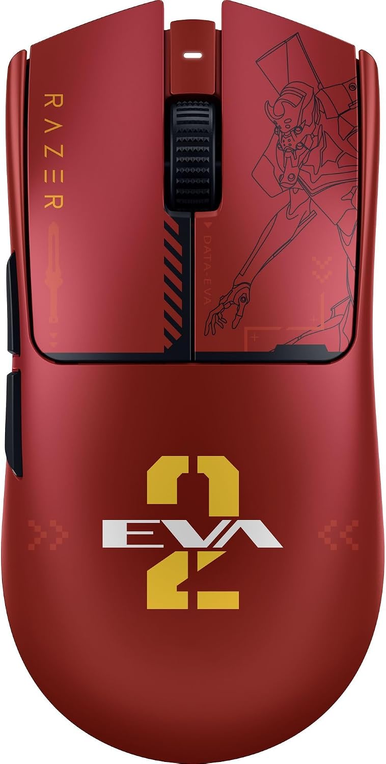 Detalle de Razer Viper V3 Pro EVANGELION(EVA-02) Edition ゲーミングマウス 54g・8,000Hz対応
