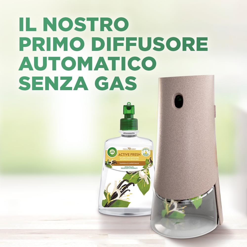 Thumbnail 3 de Airwick Active Fresh: Ricariche per Diffusore Automatico Senza Gas, Vaniglia e Caprifoglio (Confezione da 1, 228 ml)