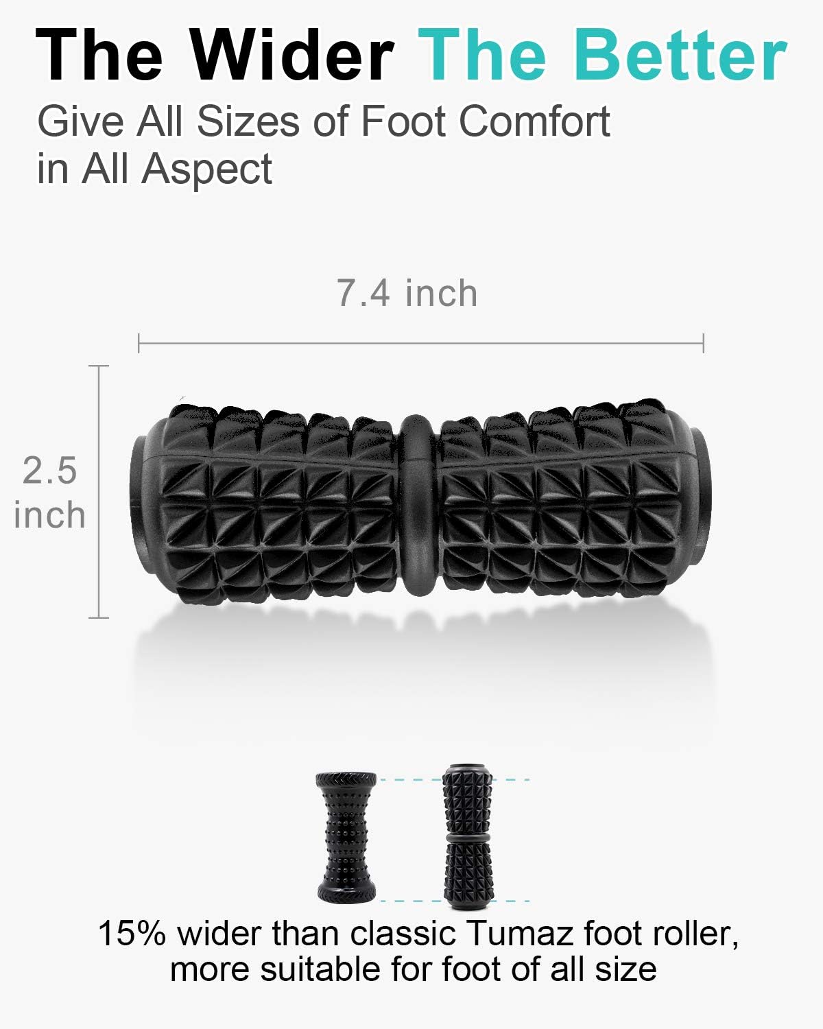 Detalle de Tumaz Foot Roller for Plantar Fasciitis relief