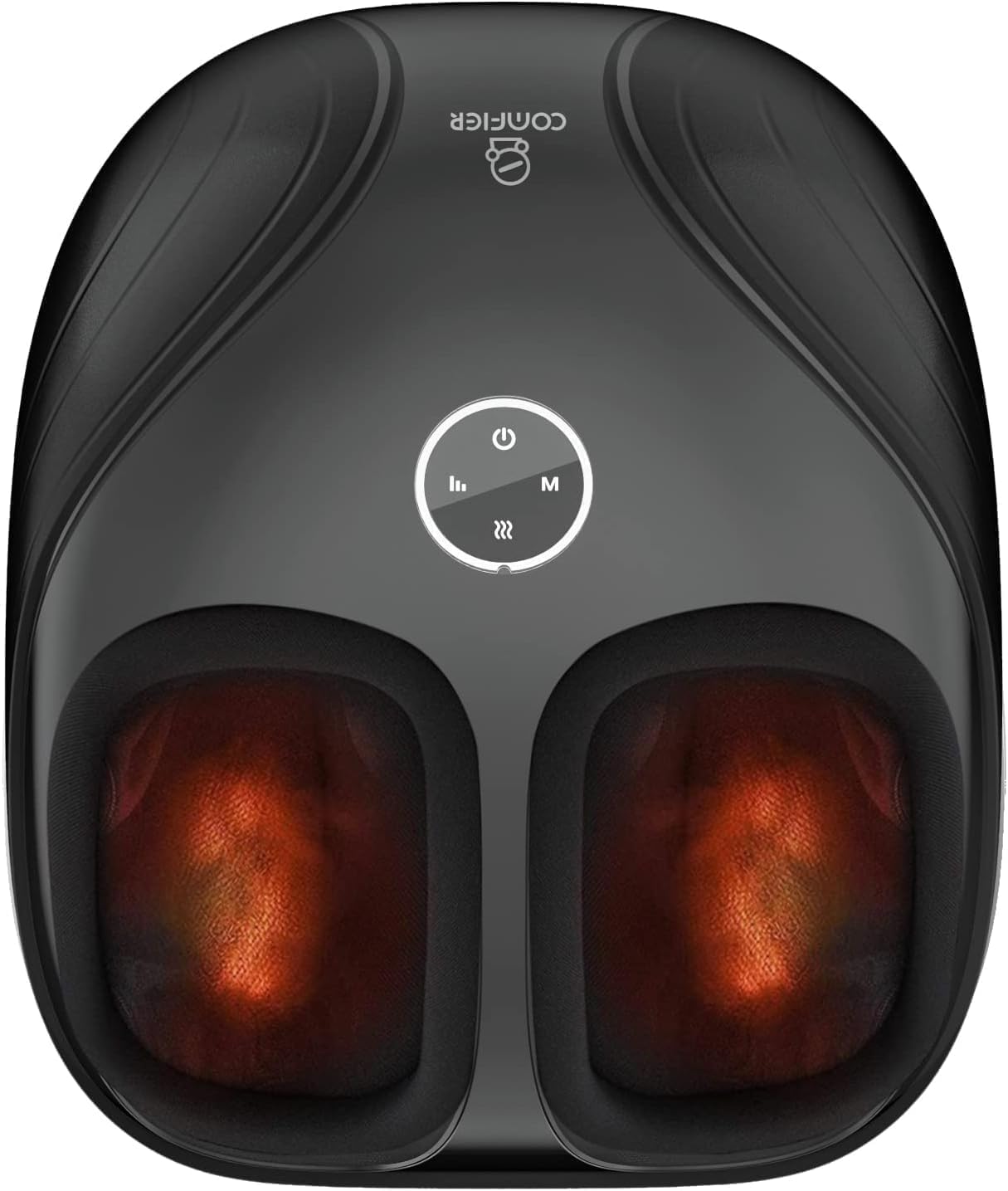 Detalle de COMFIER Massaggiatore per piedi con calore: sollievo shiatsu a casa per fascite plantare e rilassamento quotidiano