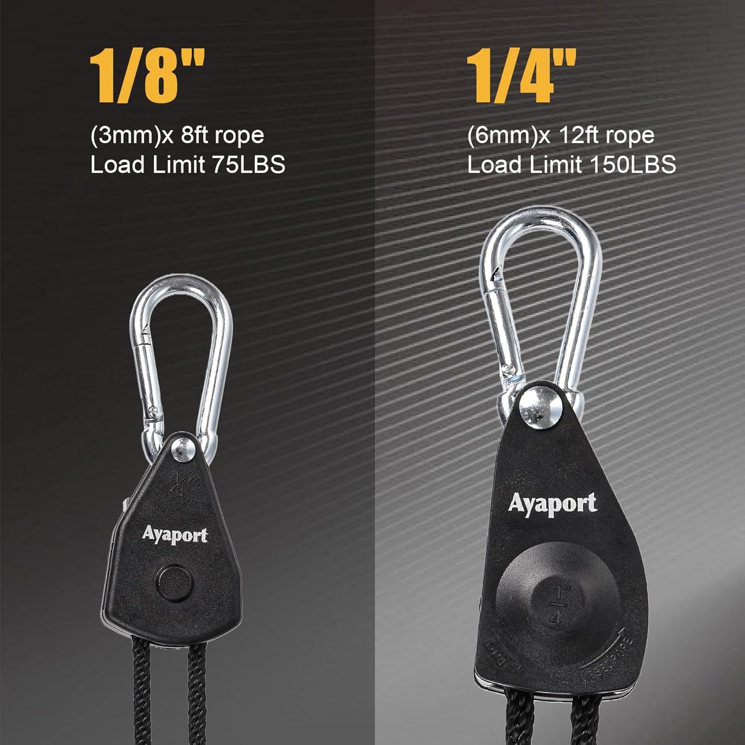 Thumbnail 2 de Ayaport Adjustable Rope Hanger 1/8" pulley