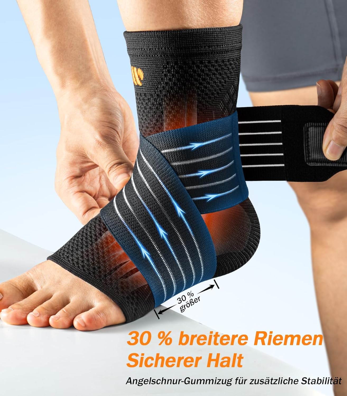 Thumbnail 2 de WHCOOL Knöchelbandage 3D Netz XL