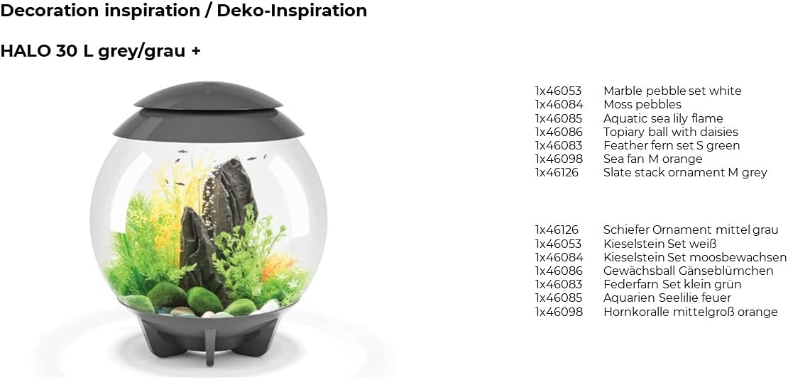 Thumbnail 4 de biOrb Boule végétale à pâquerettes – plante décorative artificielle pour aquarium