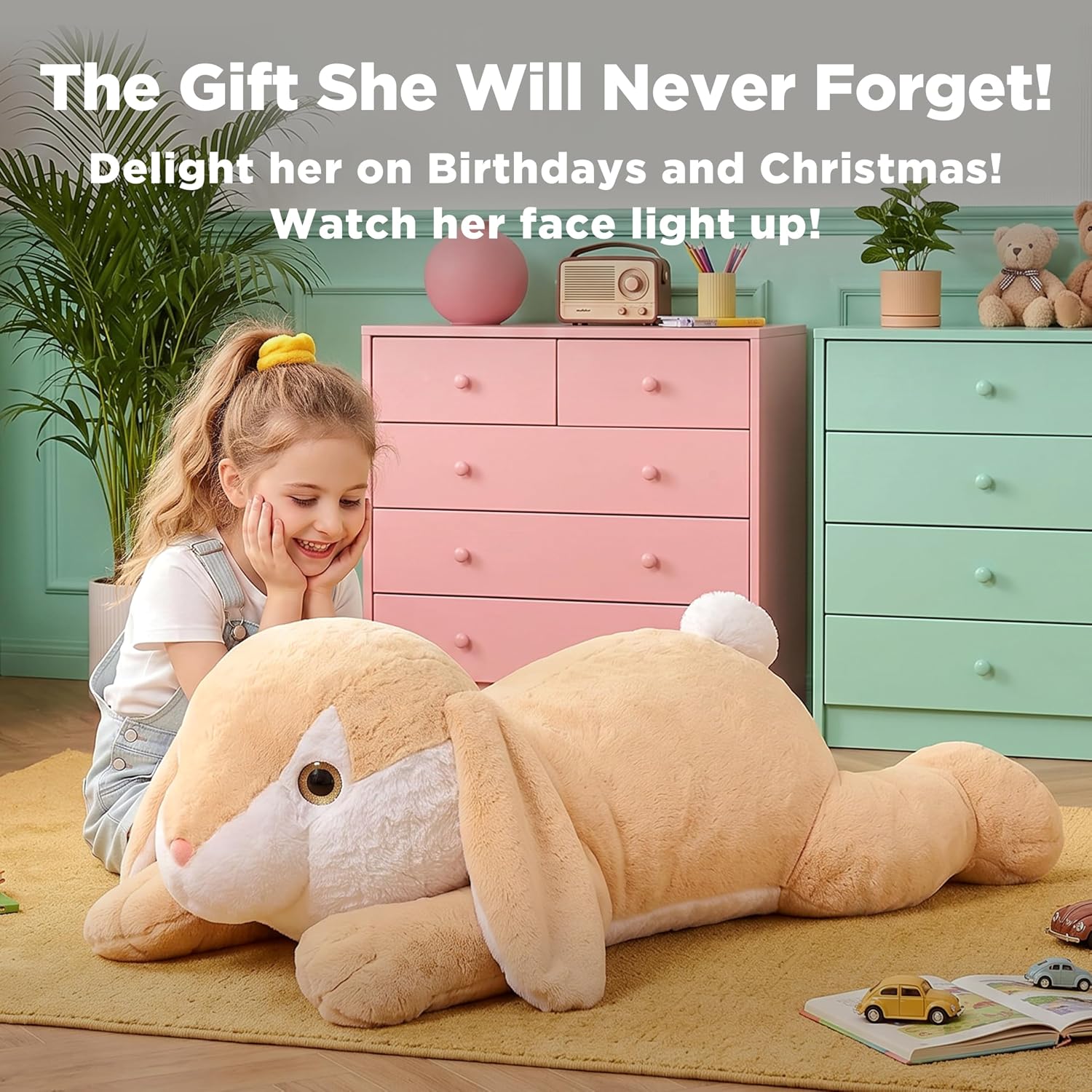 Thumbnail 4 de IKASA Giant Rabbit plush toy 78cm