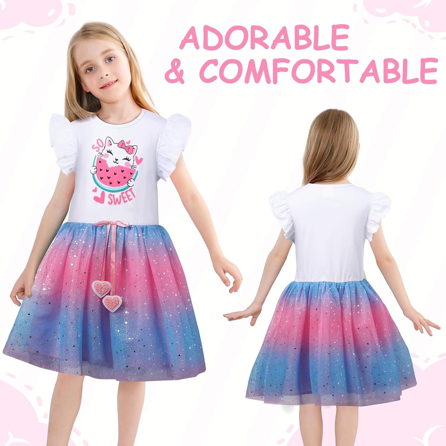Thumbnail 5 de VASCHY Robe Fille 3-10 Ans