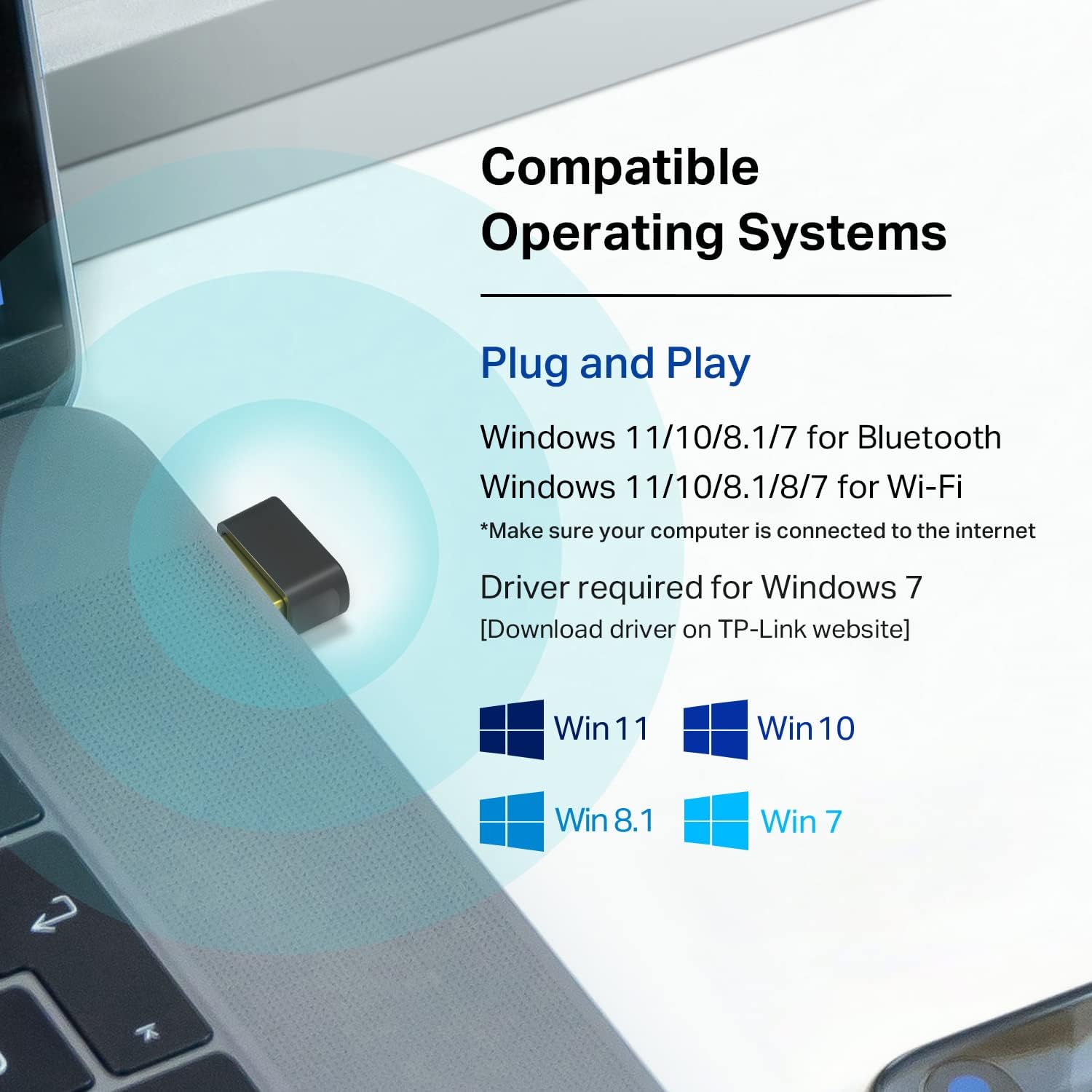 Thumbnail 6 de TP-Link USB Wi-Fi and Bluetooth Adapter Archer T2UB Nano