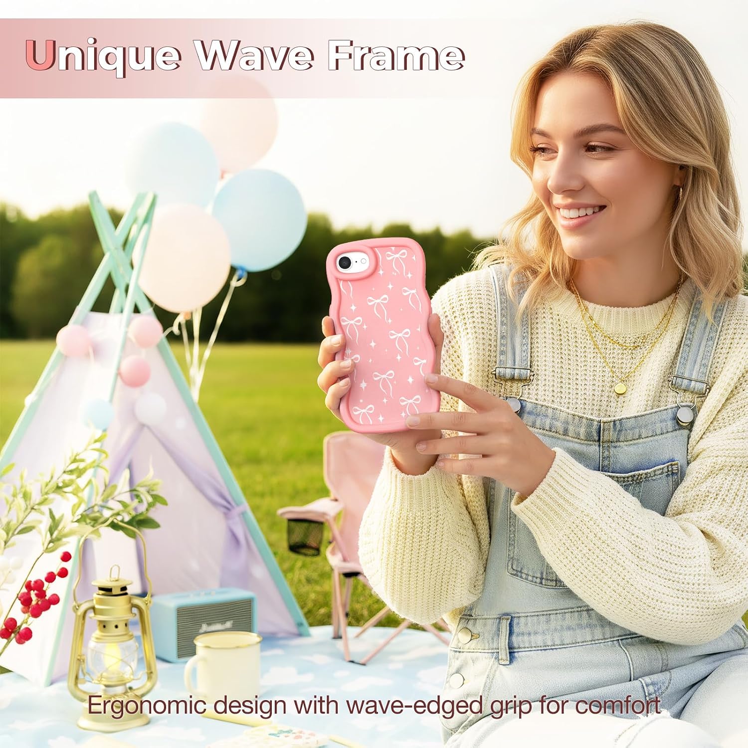 Thumbnail 3 de CASBST iPhone 16e Case Bowknot Star