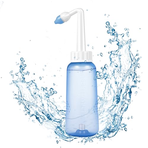 Detalle 2 de CROING Neti Pot de 300 ml: botella para lavado nasal y rutina de irrigación