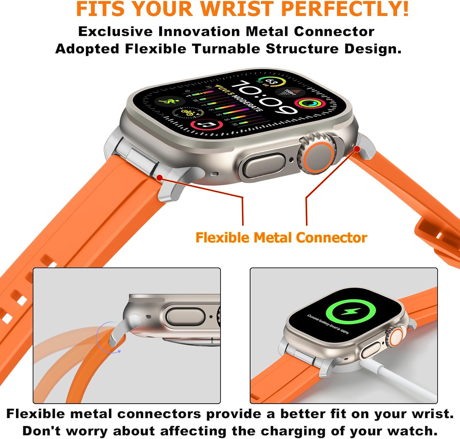 Thumbnail 4 de Anlinser Apple Watch sport strap 49mm