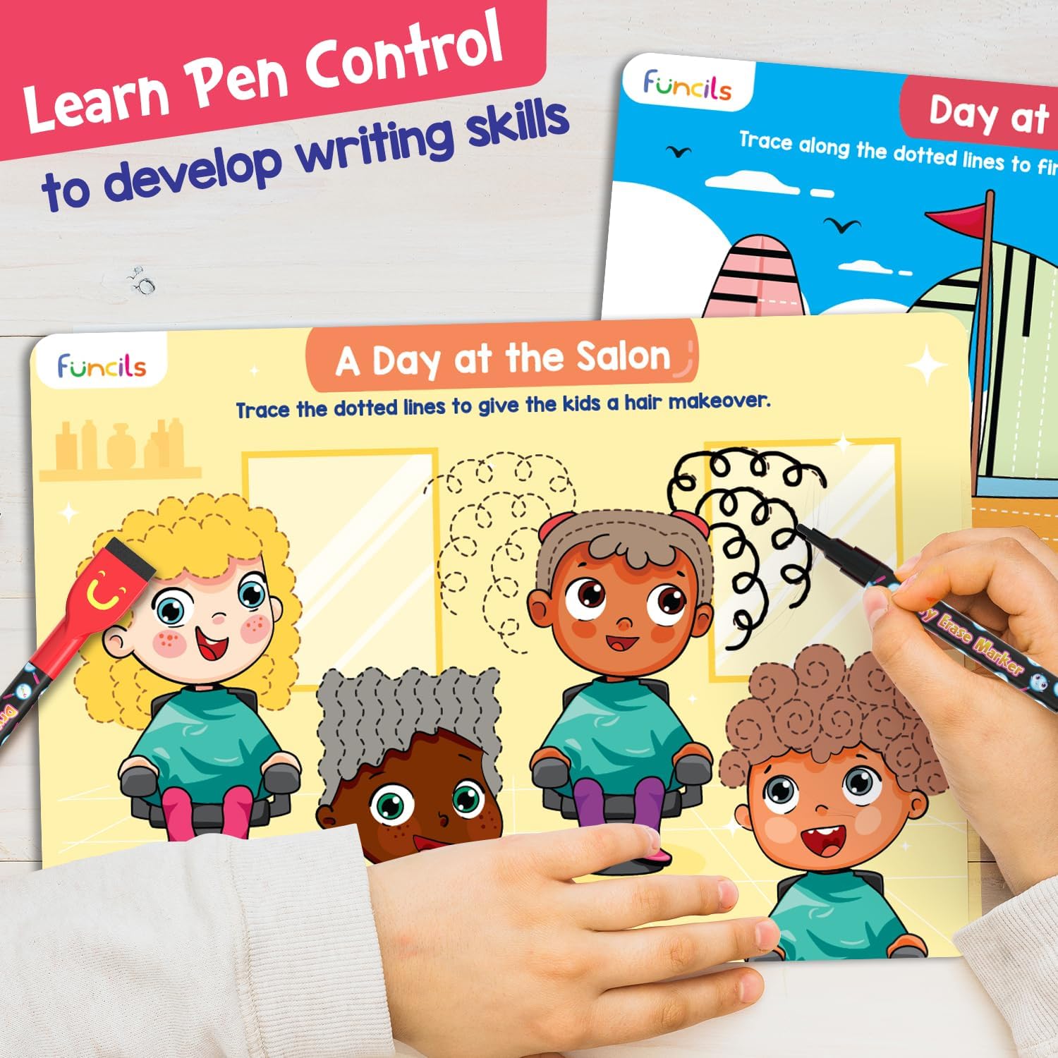 Detalle de Funcils Learn to Write for Kids 11 mats