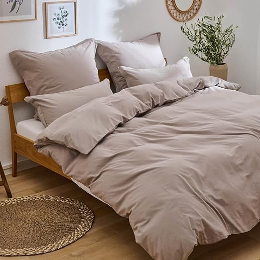 Detalle de Blumtal Conjunto de Ropa de Cama Lino Beige