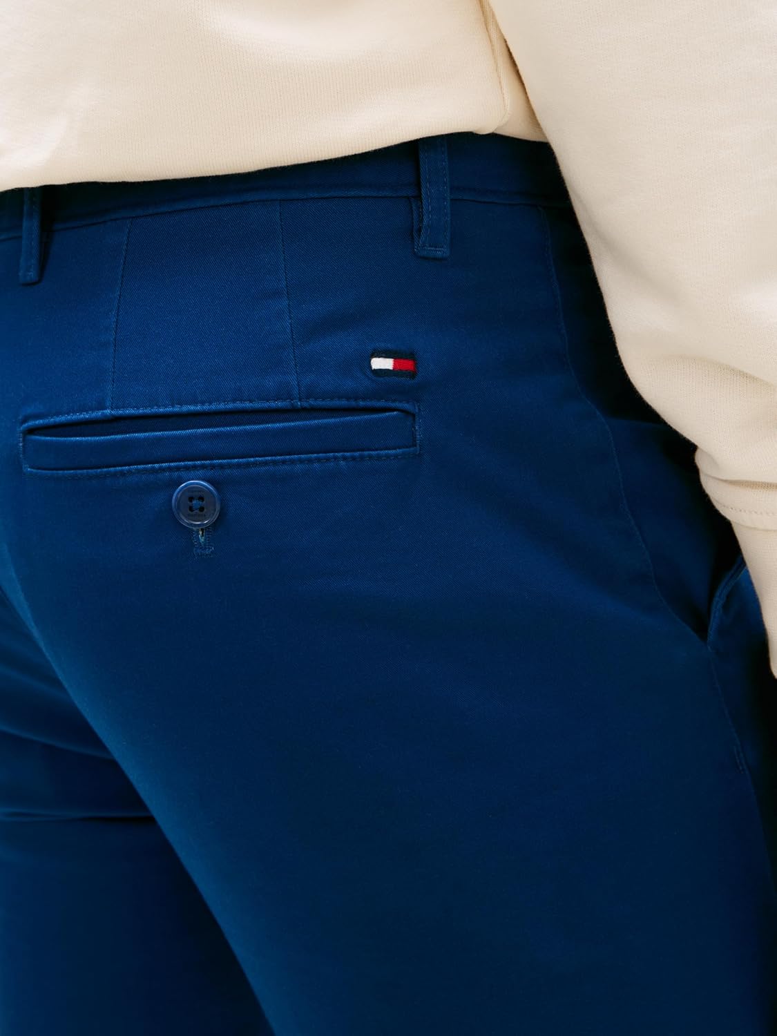 Detalle de Tommy Hilfiger Chino Homme – Sergé de coton extensible