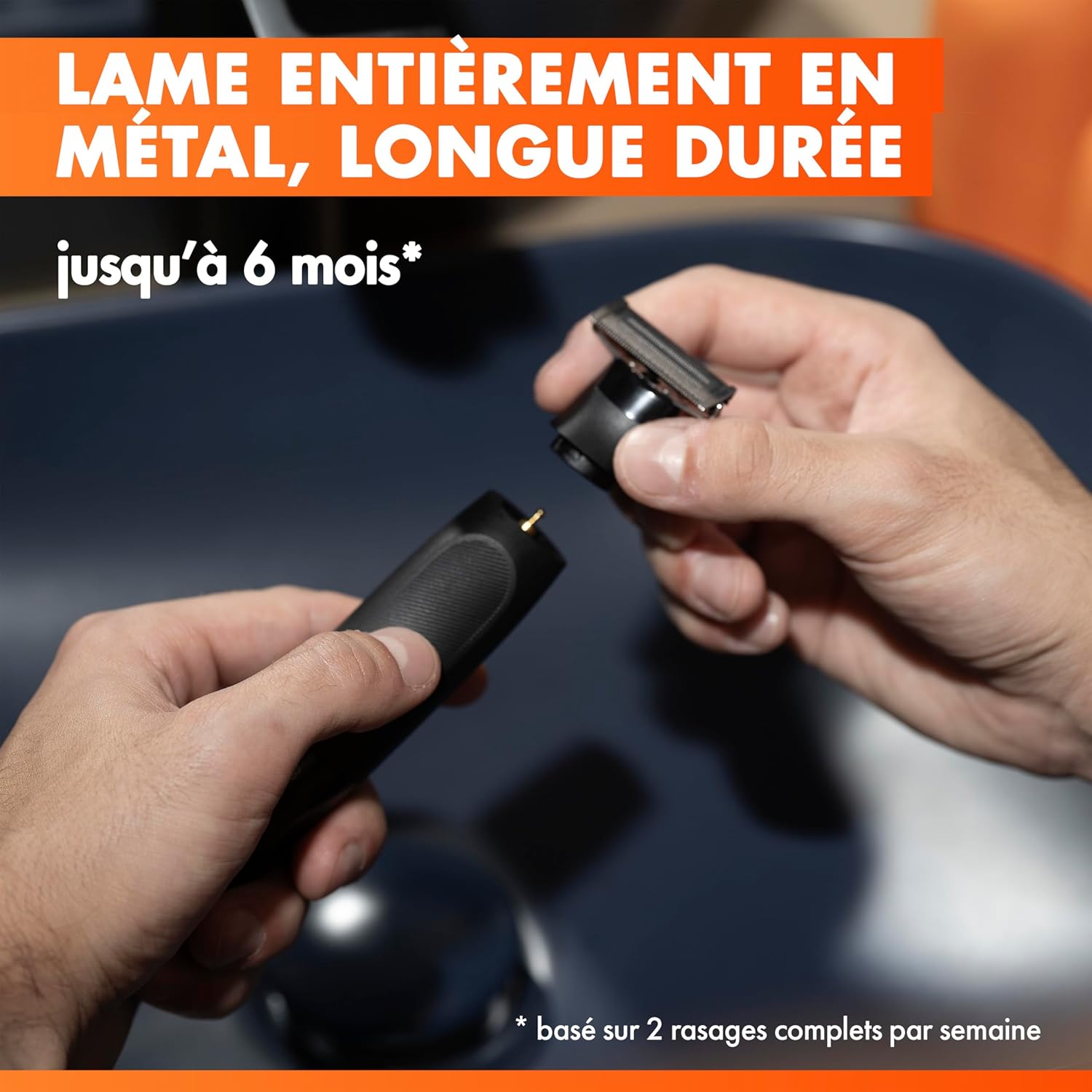 Thumbnail 4 de Gillette Fusion One (Braun) – tondeuse et rasoir électrique homme hybride tout-en-un, tête pivotante, étanche