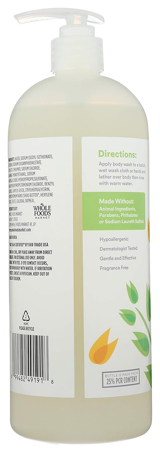 Thumbnail 3 de 365 by Whole Foods Market Colloidal Oatmeal Body Wash (Fragrance Free), 32 fl oz