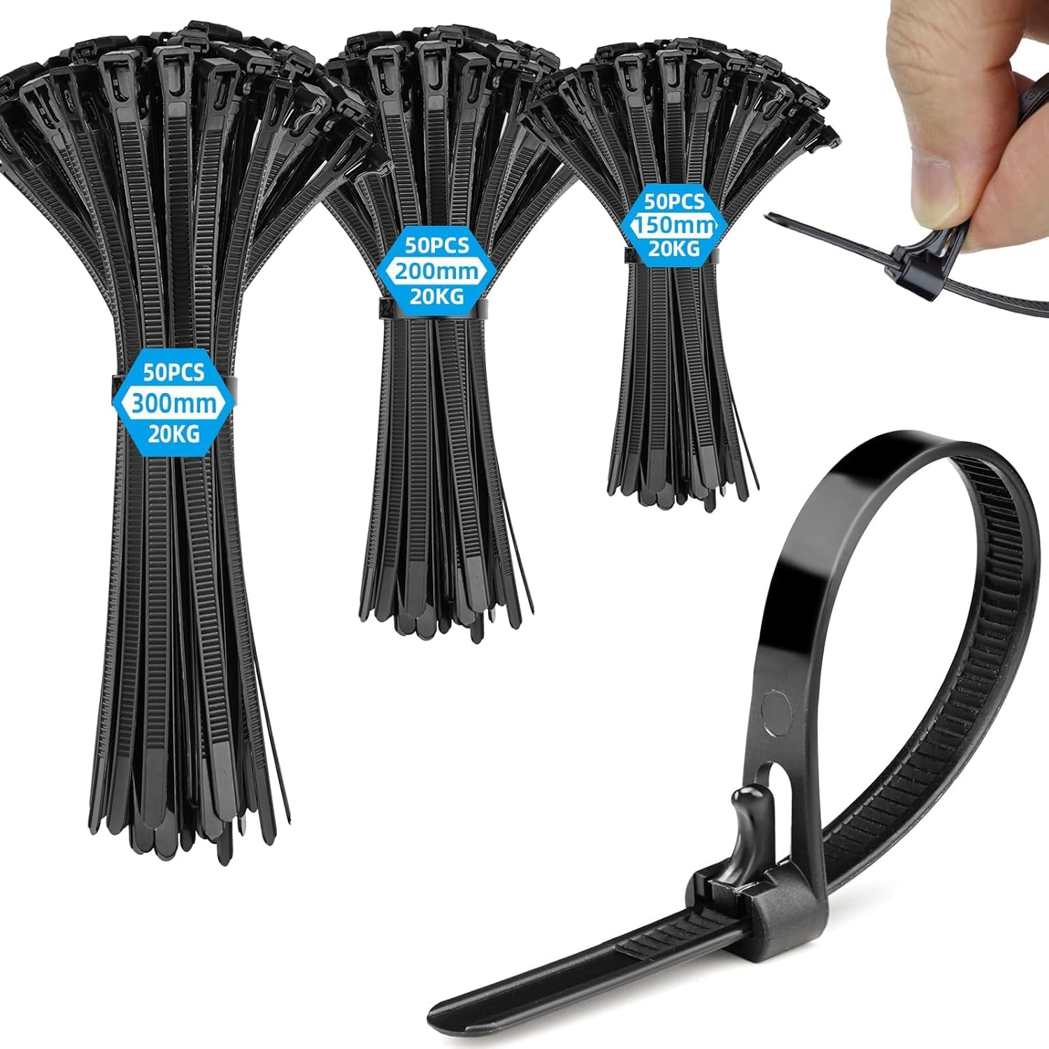 NORSHY Kabelbinder UV 20 kg Set