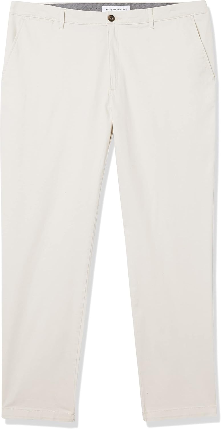Thumbnail 5 de Amazon Essentials pantaloni chino elasticizzati casual skinny uomo, vestibilità aderente cachi