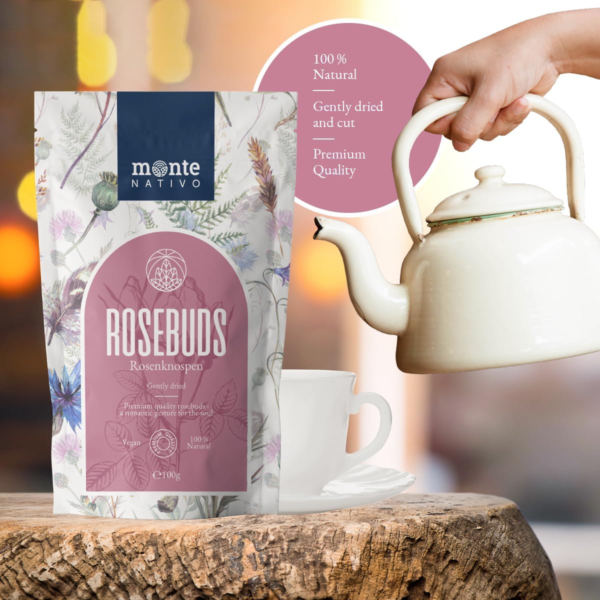 Detalle de Rose Tea Monte Nativo 100g