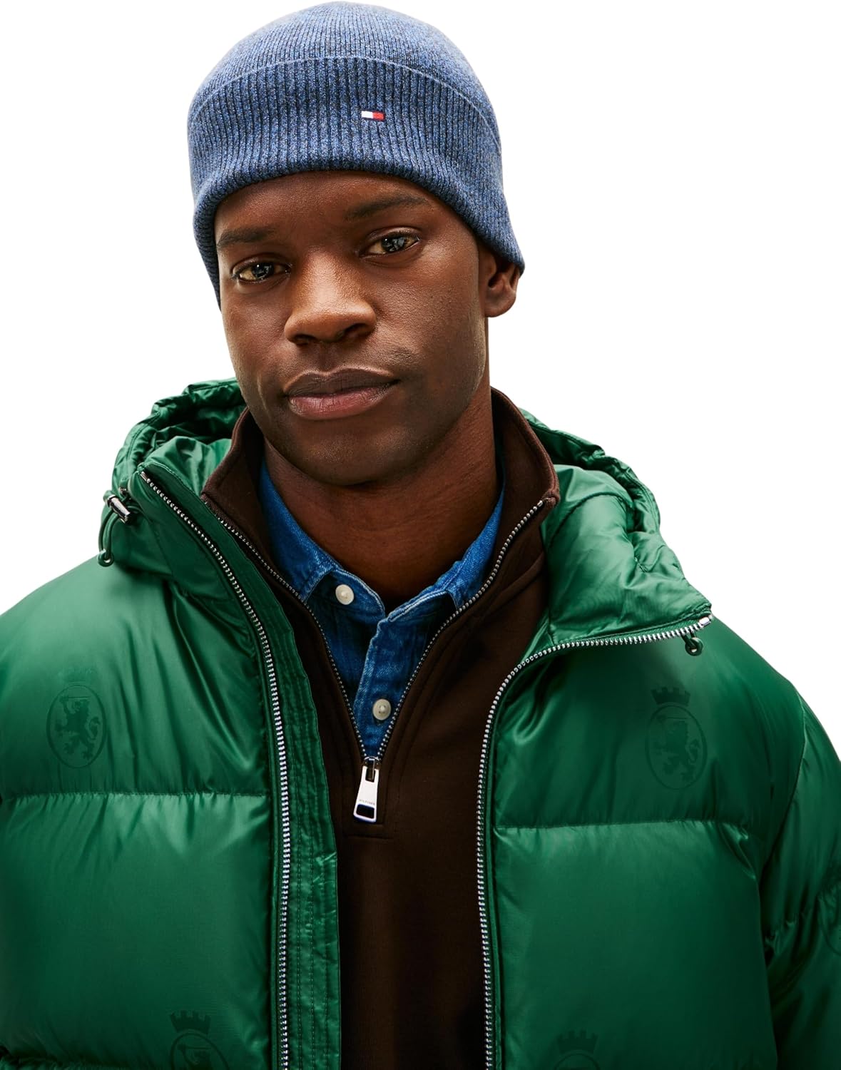 Detalle 2 de Tommy Hilfiger Men's TH Flag Lightweight Beanie AM0AM14068
