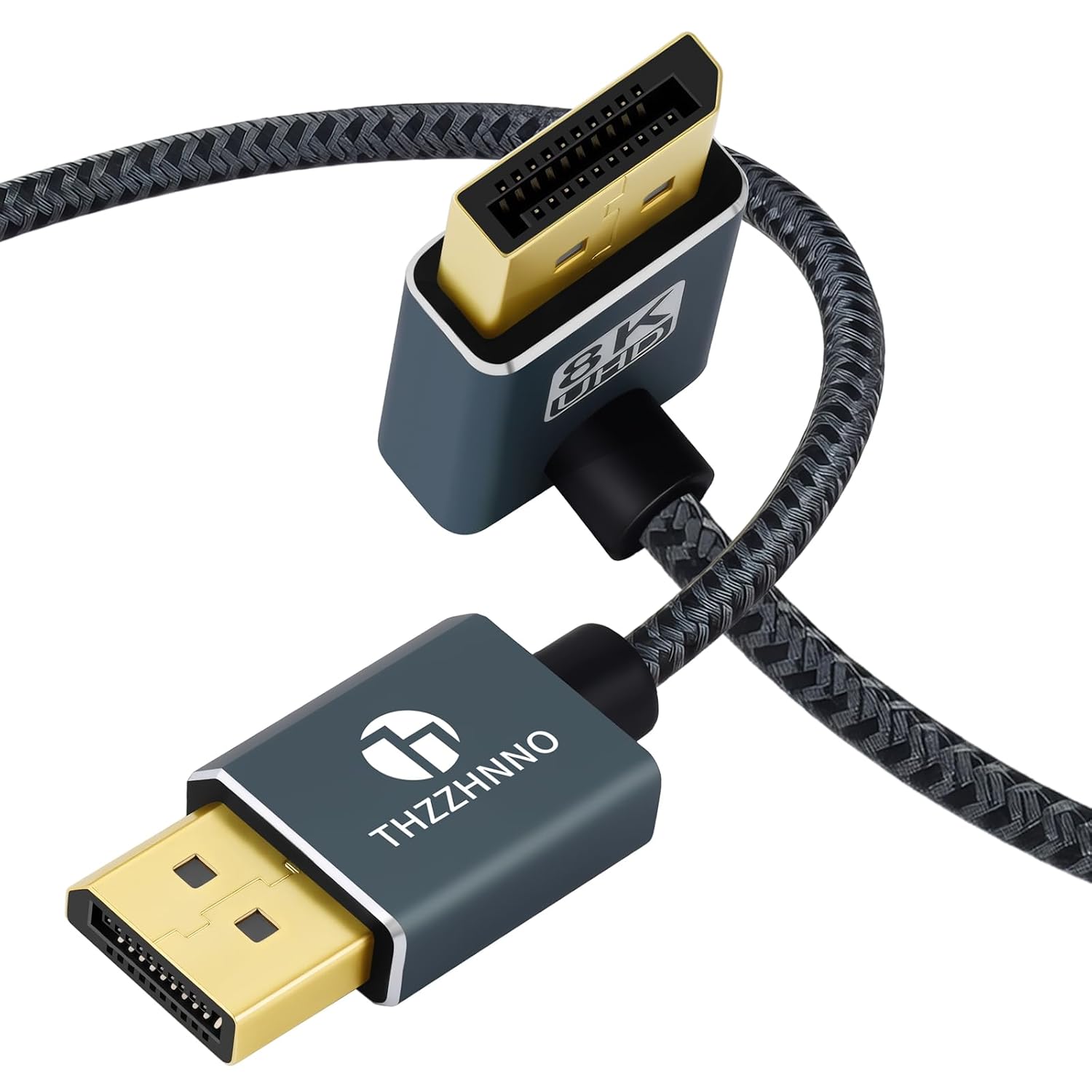 Detalle de 90° DisplayPort cable 1M for 8K gaming