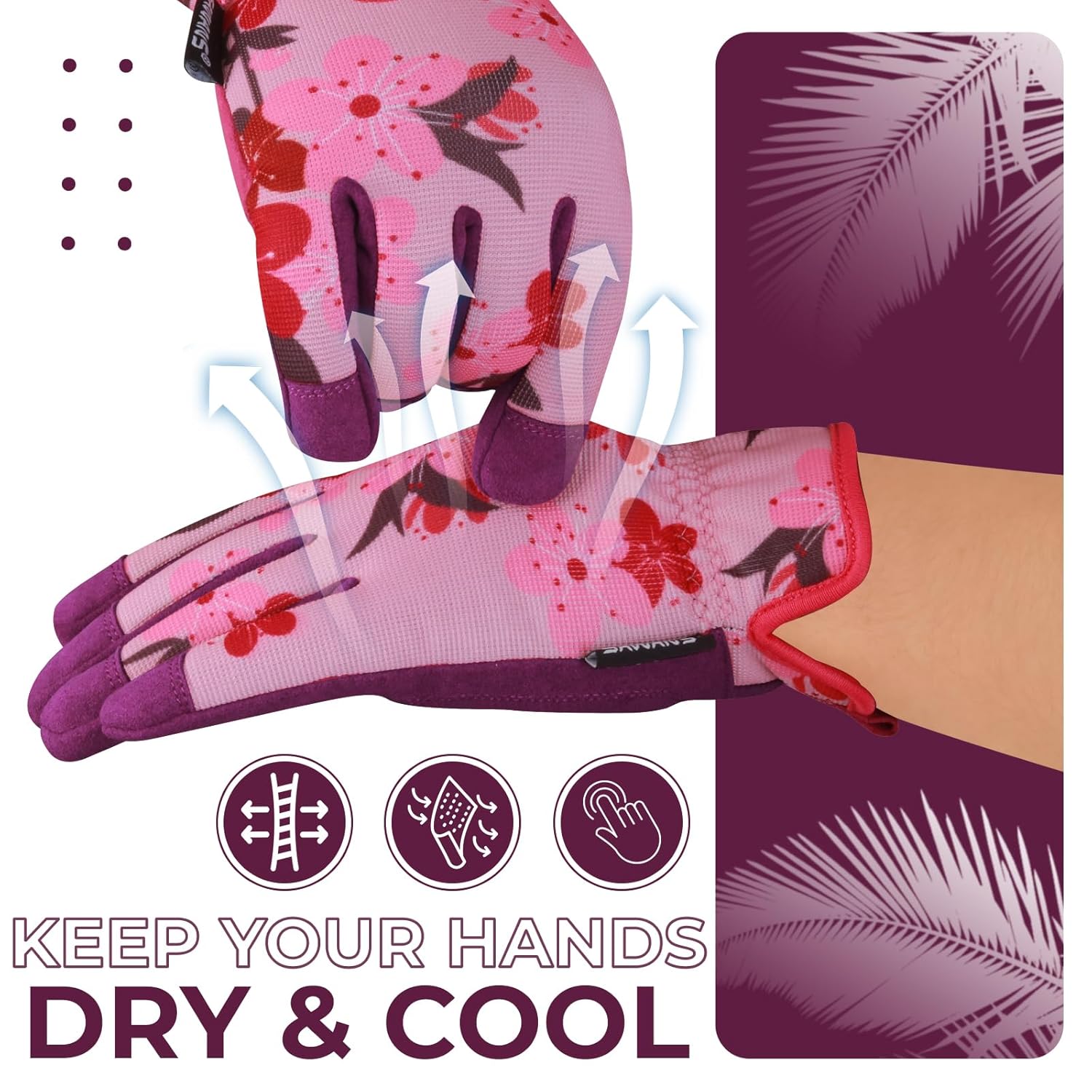 Thumbnail 3 de SAWANS touchscreen gardening gloves S