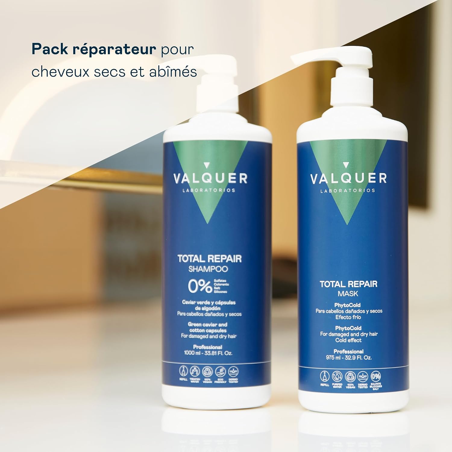 Detalle de Valquer Profesional Pack Shampoing 1 L