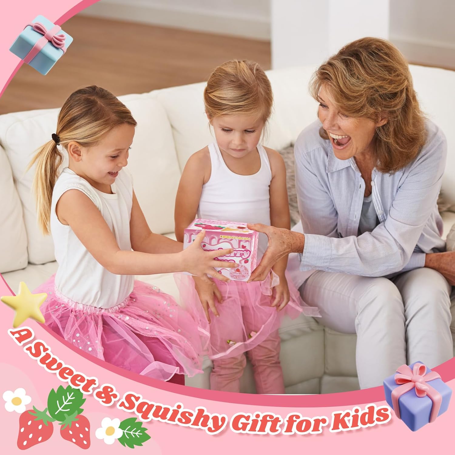 Thumbnail 5 de Strawberry Butter Slime 7 oz sensory toy